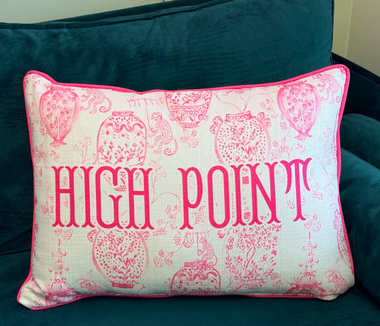 Toile High Point Pillow