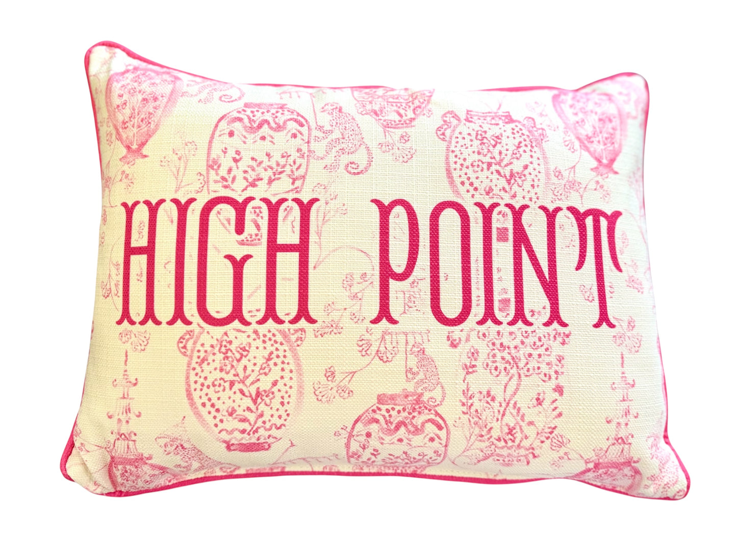 Toile High Point Pillow