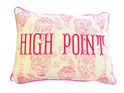 Toile High Point Pillow