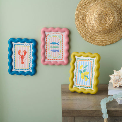Italian Coastal Framed Art
