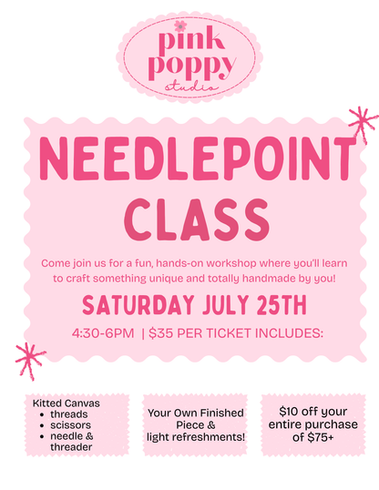 Needlepoint Class 07.25.26