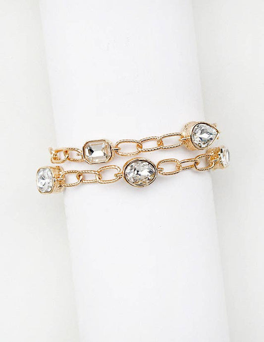 Gold Double Layered Bracelet