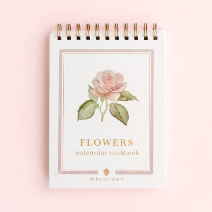 Flowers Watercolor Workbook