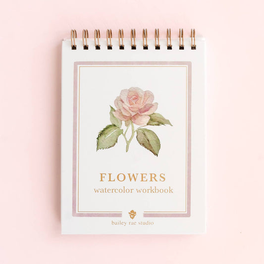 Flowers Watercolor Workbook
