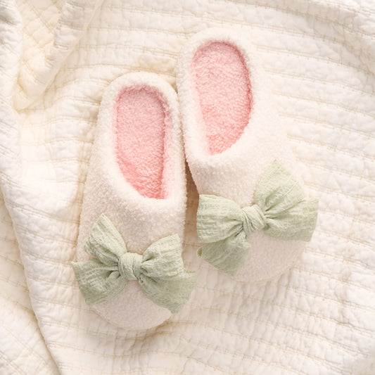 Betty Bow Slipper Sage