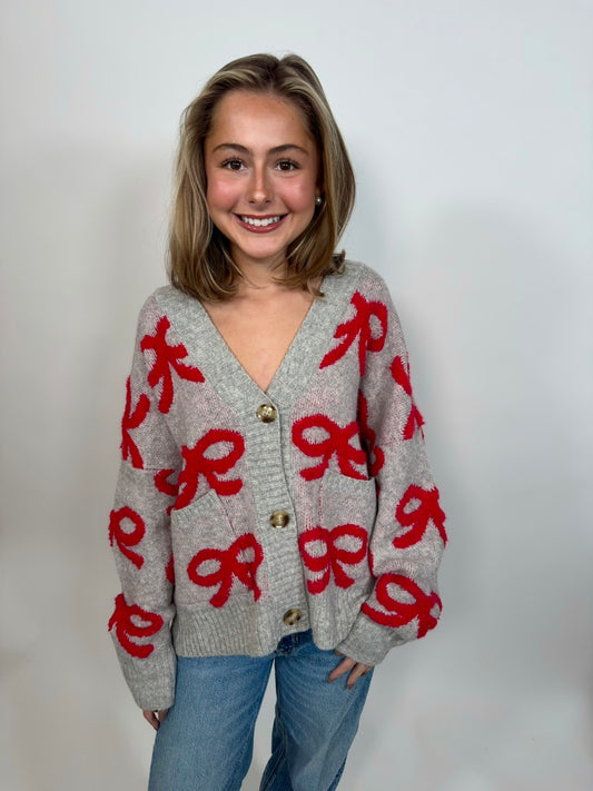 Bow Cardigan