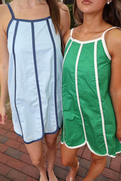 Augusta Dress - GREEN