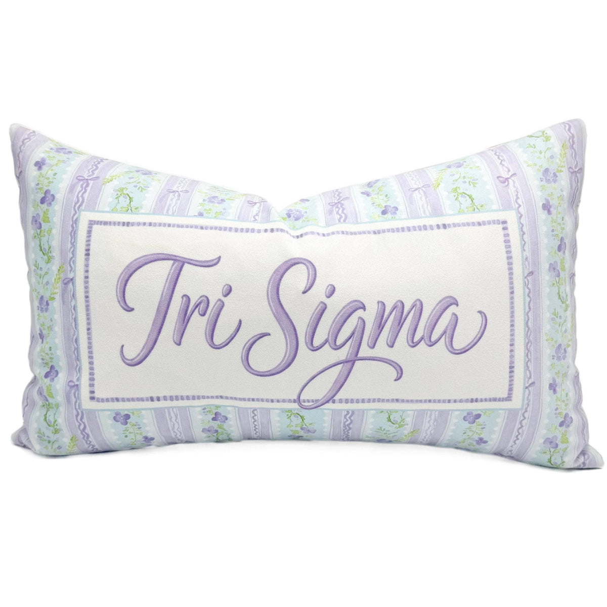 Sigma Sigma Sigma Grandmillennial Sorority Pillow