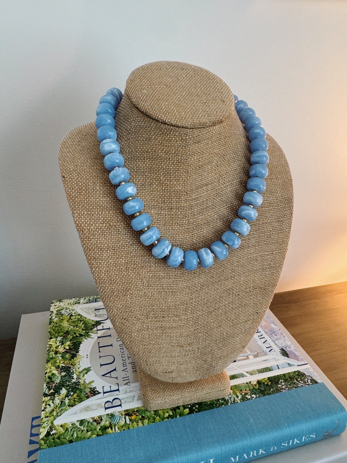 Bliss Beaded Necklace - Blue