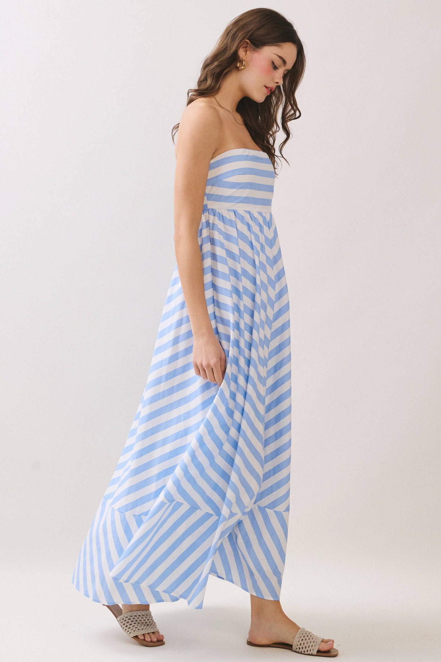 Stripes Maxi Dress