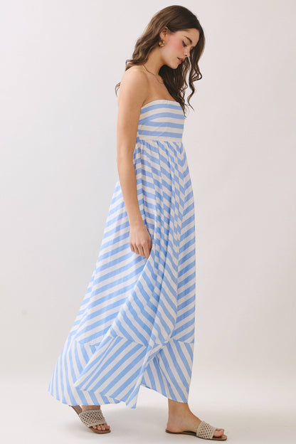 Stripes Maxi Dress