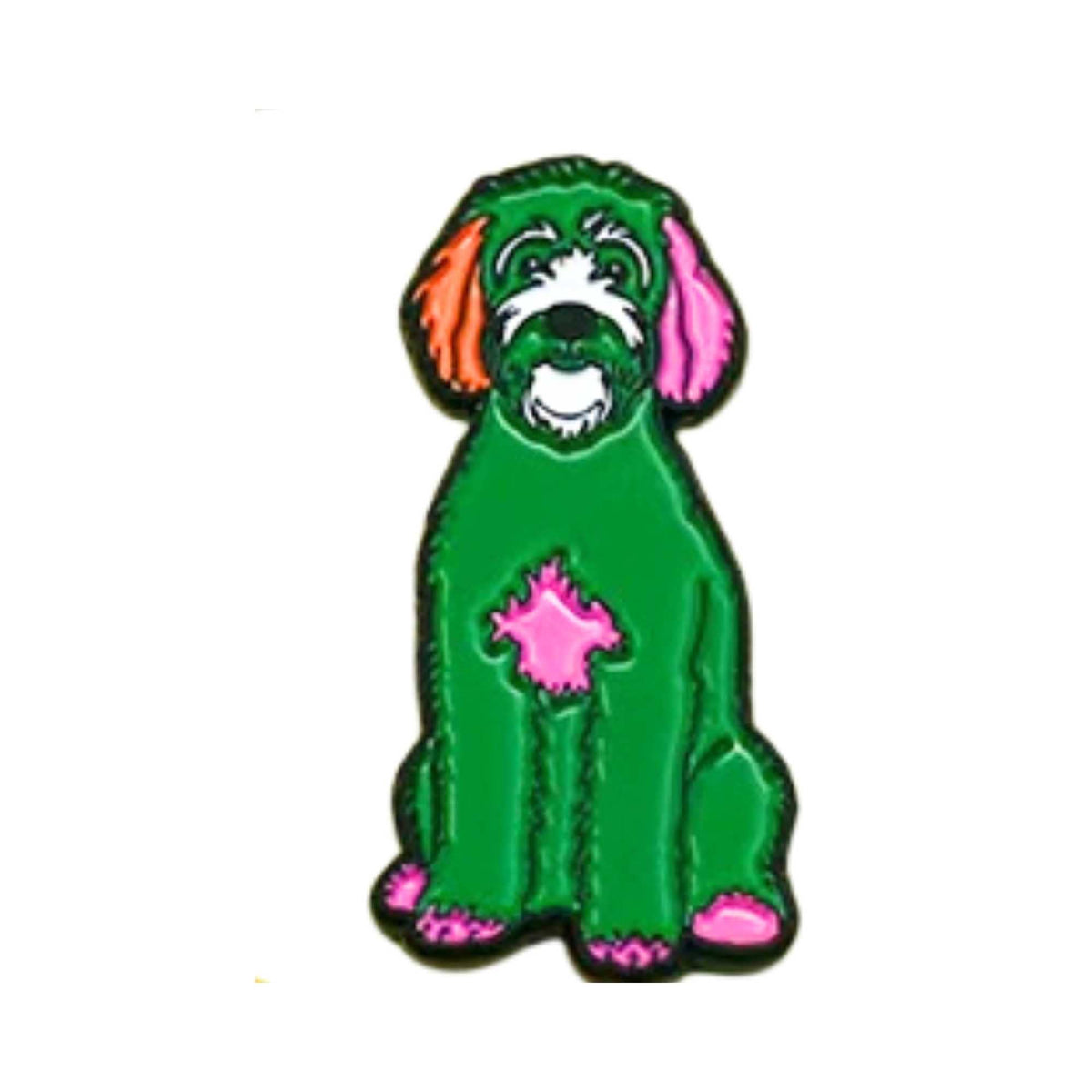 Green Doodle Needle Minder