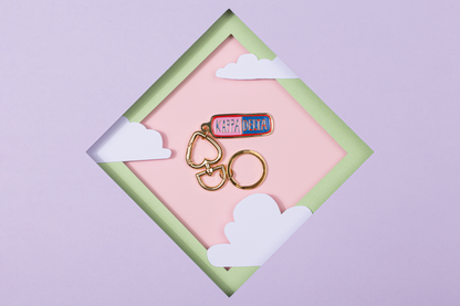 Sorority Enamel Keychain