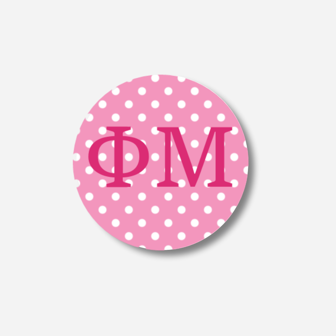 Phi Mu Dots Button