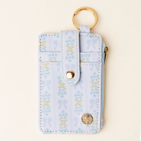 Keychain Wallet-Oh So Fancy Blue