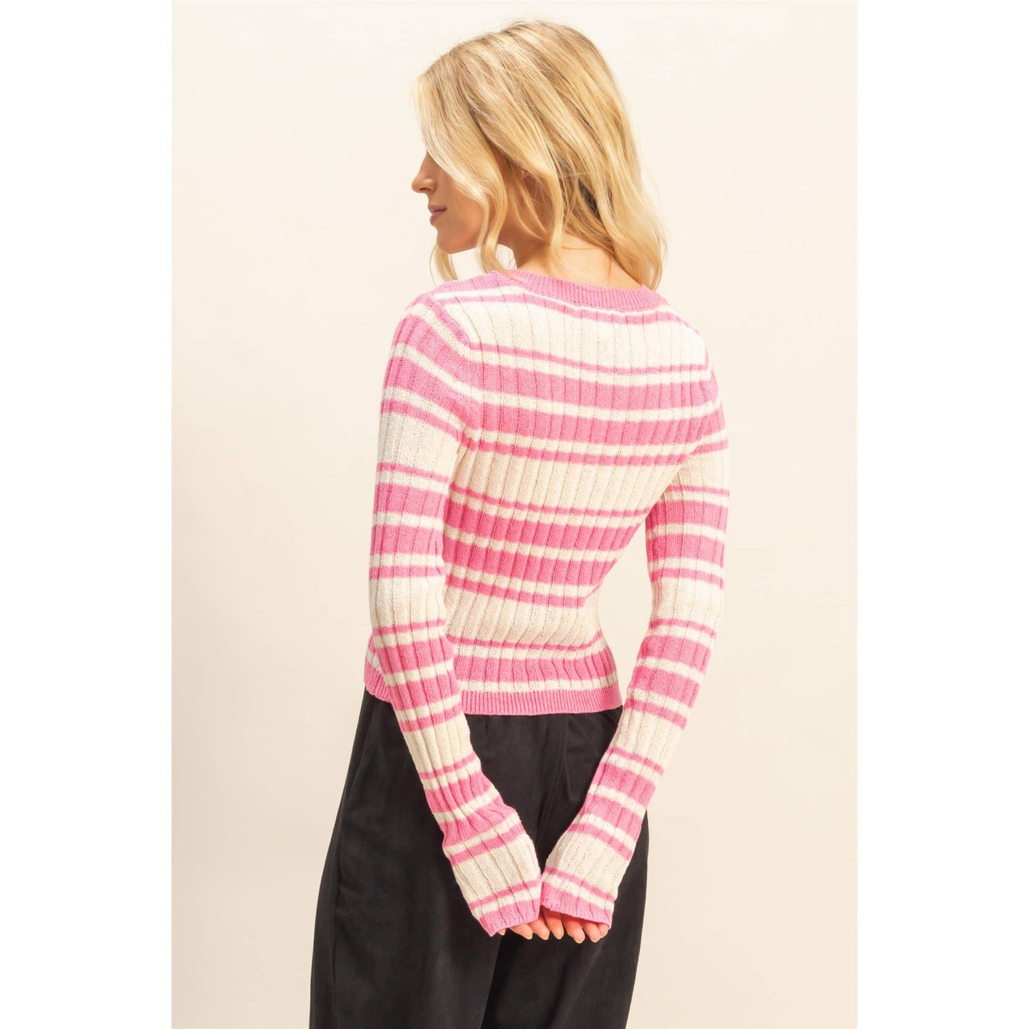 Best Time Stripe Sweater