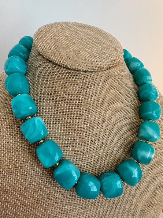 Harper Necklace - Jade Green
