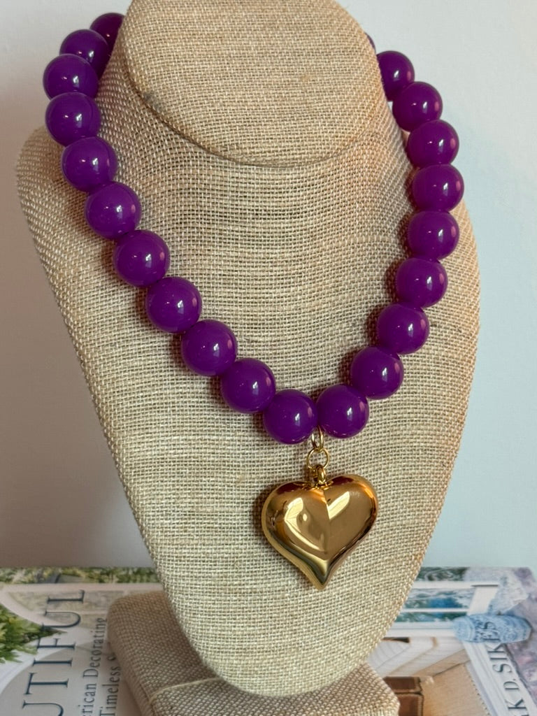 Devoted Necklace: Purple