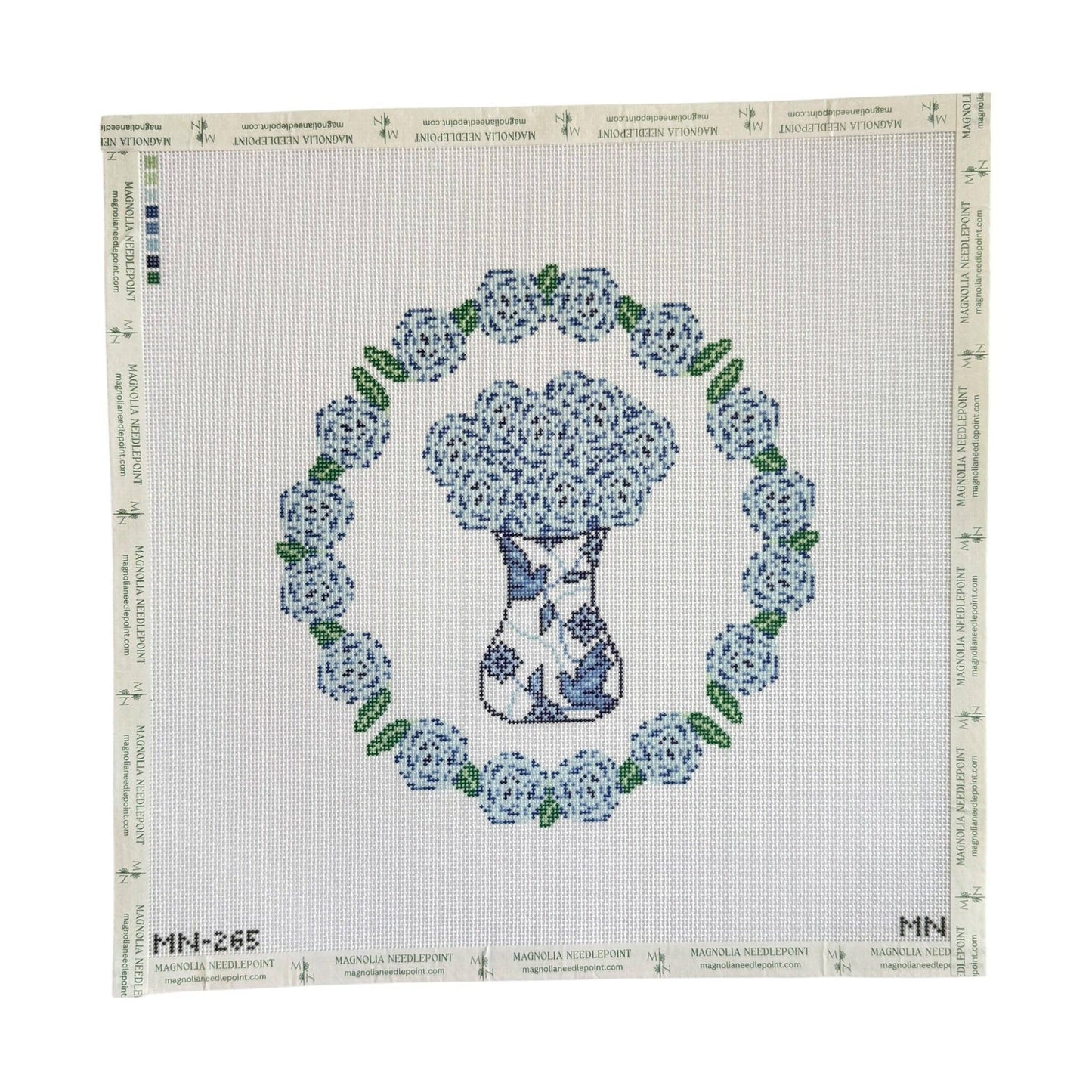Porcelain Blooms Hydrangea Wreath