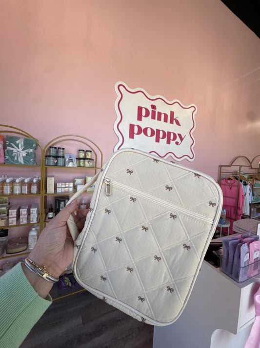 Neutral Bow Bible Cover