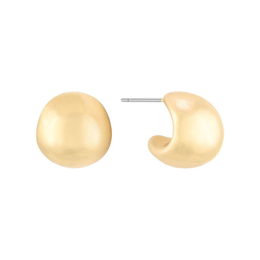 Aurora Earrings: MATTE GOLD
