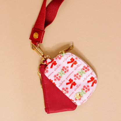 Sorority Double Pouch Wristlet