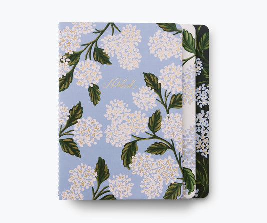 Group of 3 Hydrangea Notebooks