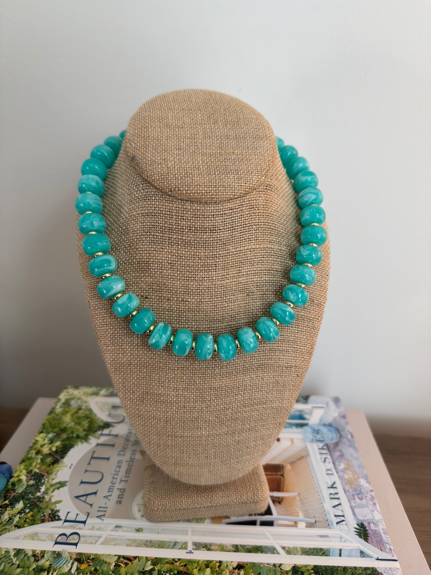 Bliss Necklace: Bright Teal