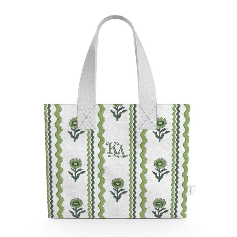 Kappa Delta Organic Cotton Rickrack Tote