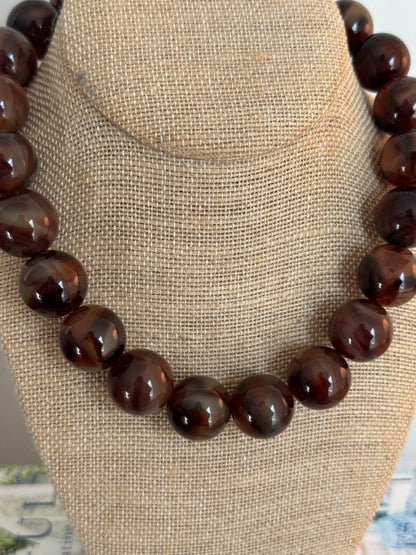 Lydia Necklace: Espresso