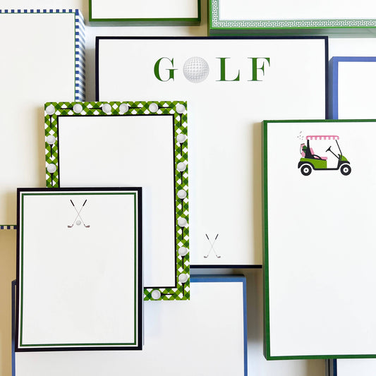 In Stock 4.25x5.5 Golf Notepad