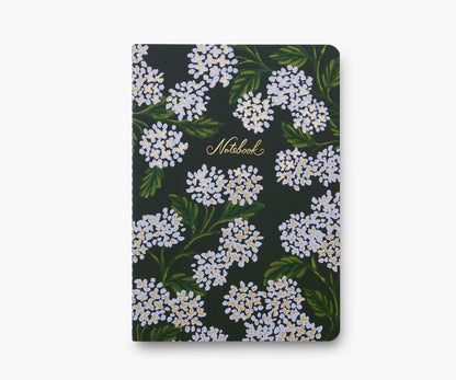 Group of 3 Hydrangea Notebooks