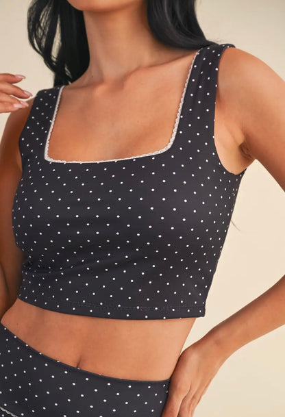Polka Dot Skirt Set