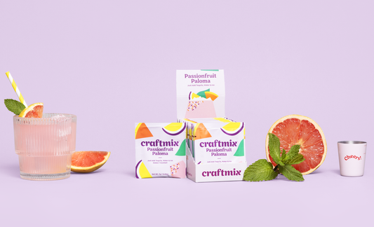 Passionfruit Paloma Cocktail / Mocktail Mixer- Single Packet
