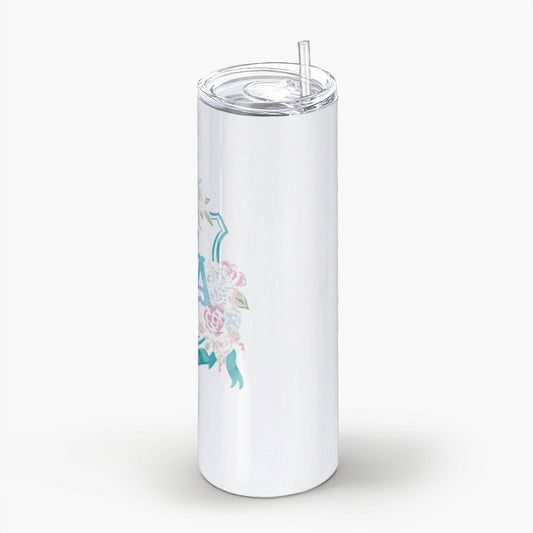 Zeta Tau Alpha Monogram Crest Tumbler: 20oz