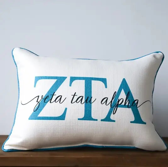Sorority Large Letters Pillow