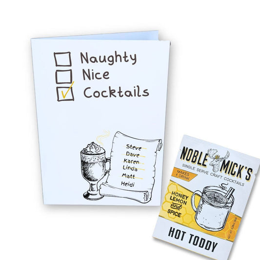 Cocktail and Cards / Naughty, Nice, Cocktails Card: Hot Toddy