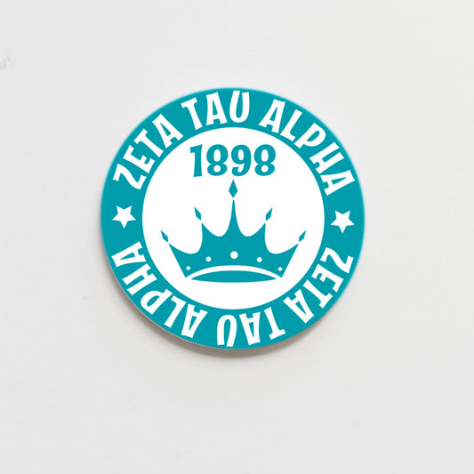 Zeta Tau Alpha Greek Merit Button