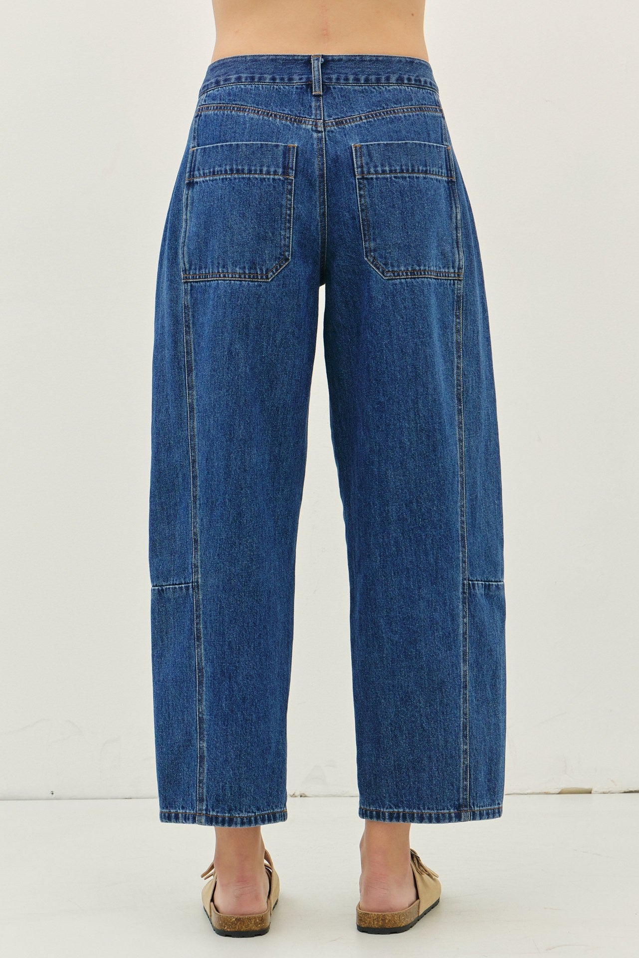 Denim Barrel Jeans