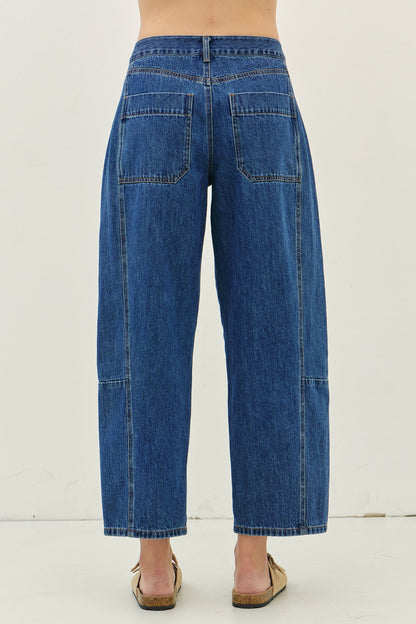 Denim Barrel Jeans