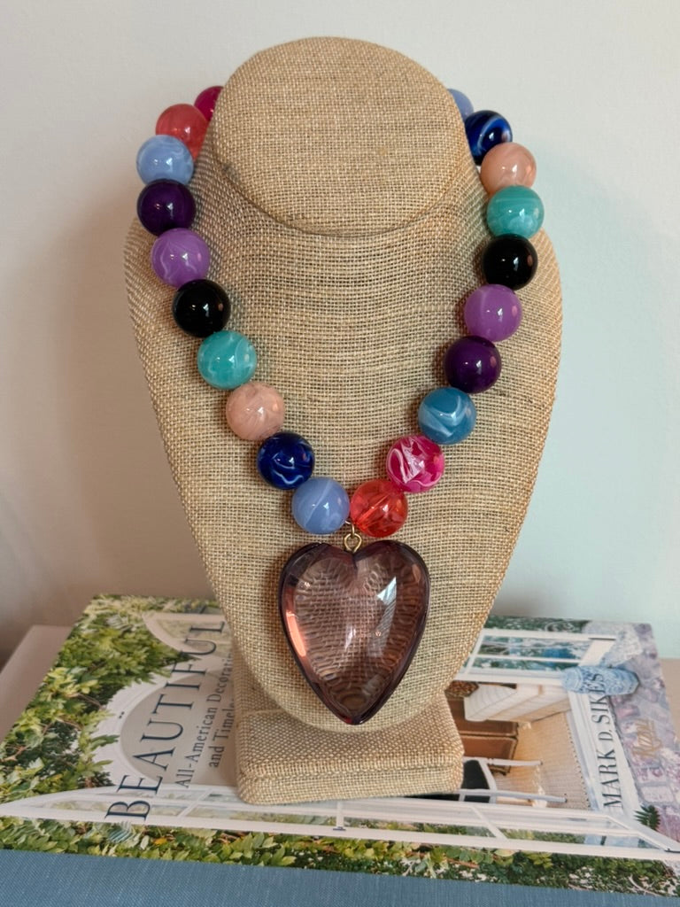 Fall Multi Love Necklace
