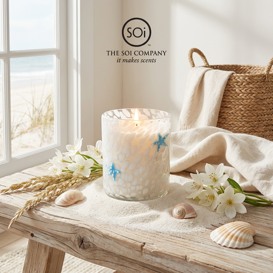 Seaside Blooms Icon Candle
