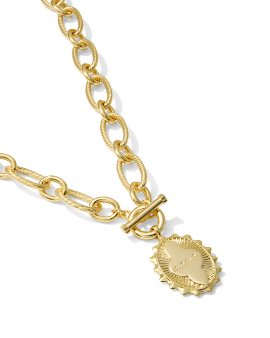 Mama Gold Link and Chain Necklace