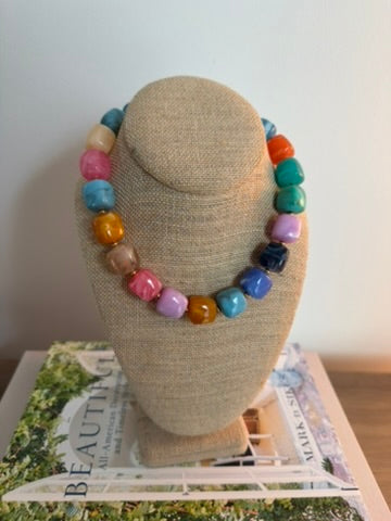 Harper Necklace: Fall Rainbow