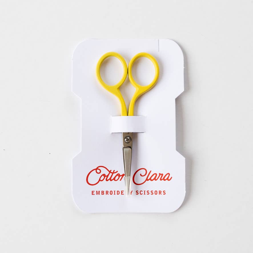Embroidery Scissors: Yellow