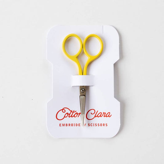 Embroidery Scissors: Yellow