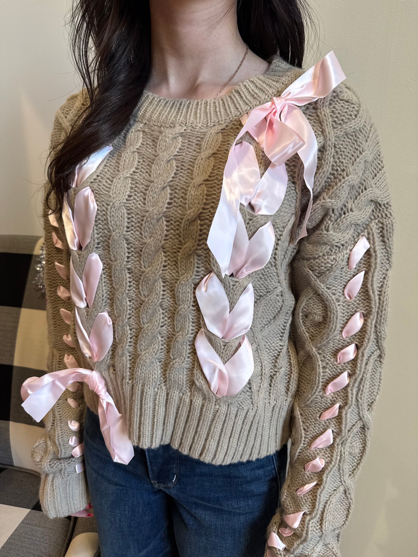 Ribbon Sweater