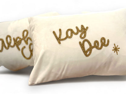 Sparkle and Shine Sorority Pillow