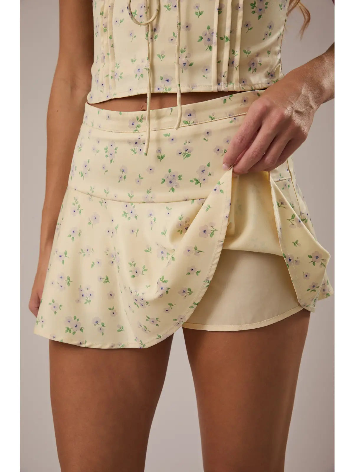 Buttercup Yellow Skort Set