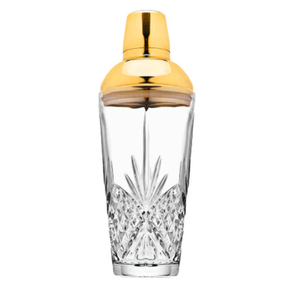 Dublin Crystal Gold Martini Shaker